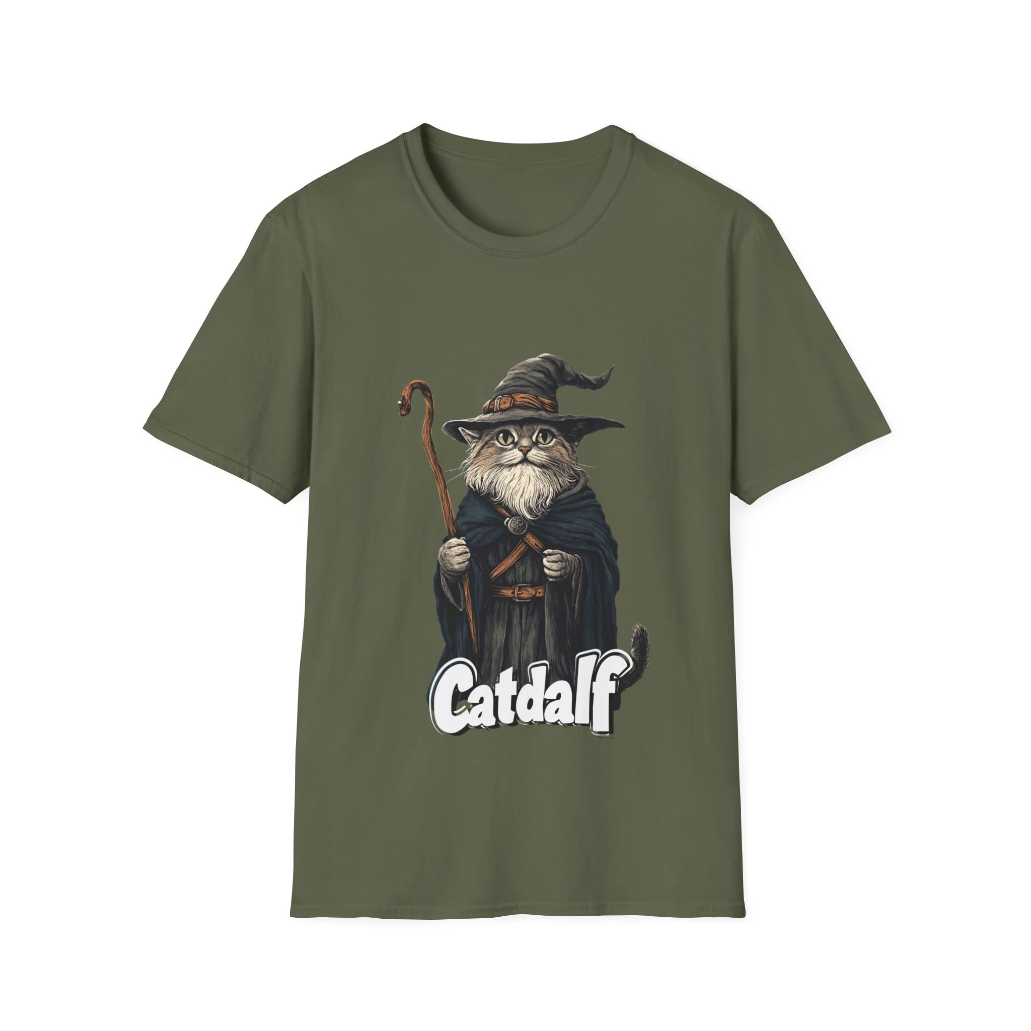 Catdalf - Unisex Softstyle T-Shirt - Image 3